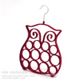 Wholesale Flocked Hanger, Hot Sale Plastic Hanger, Velvet Tie Hanger